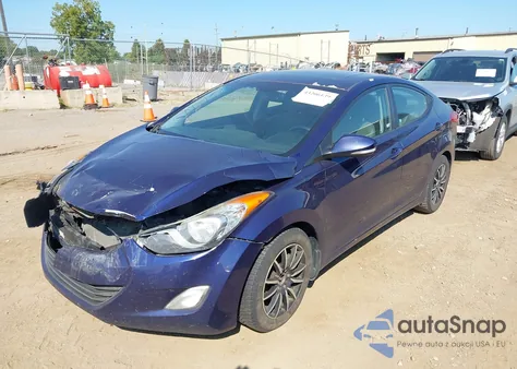 2012 Hyundai Elantra Limited from USA, damaged, VIN 5NPDH4AE8CH094146